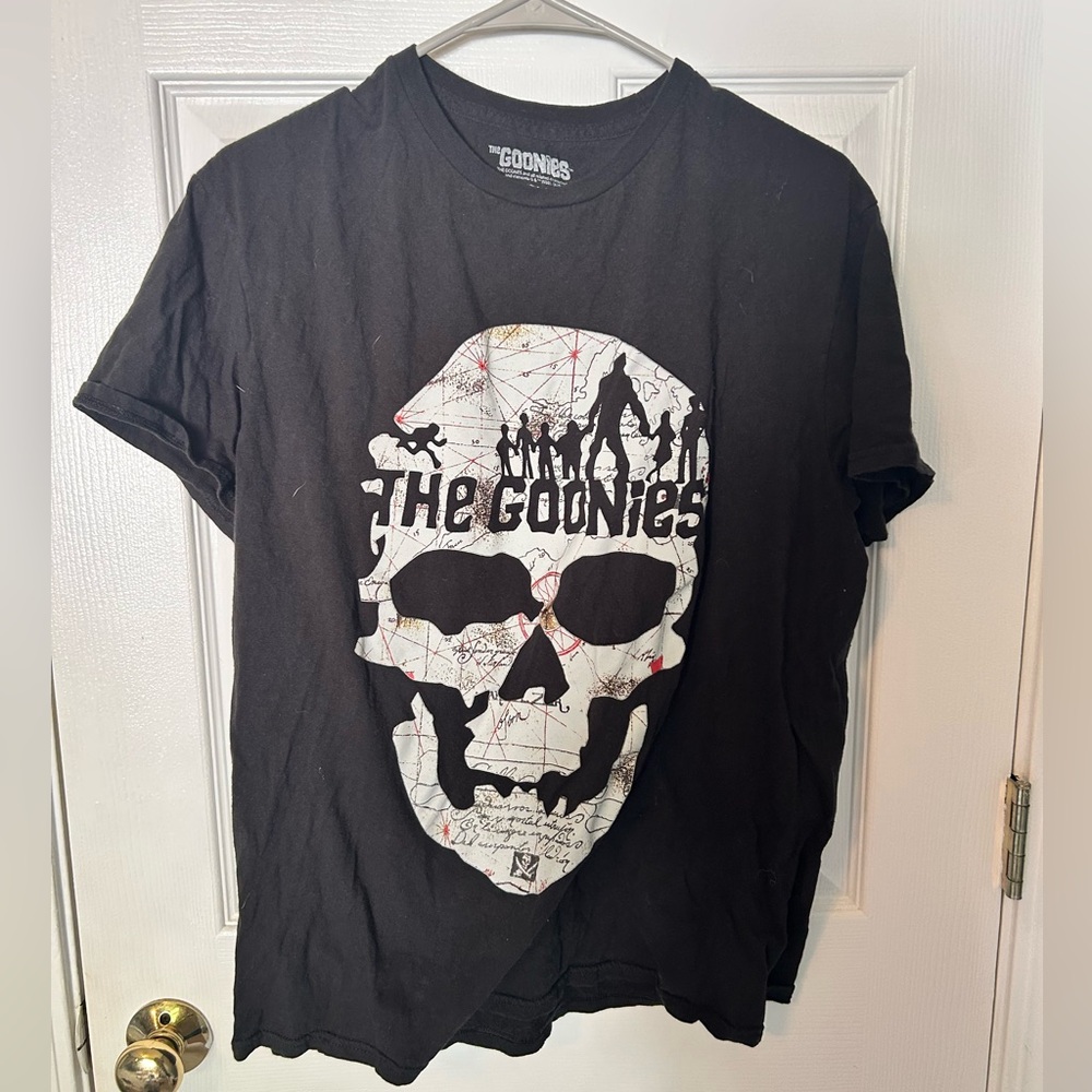 Hybrid Apparel Black The Goonies Logo Tee